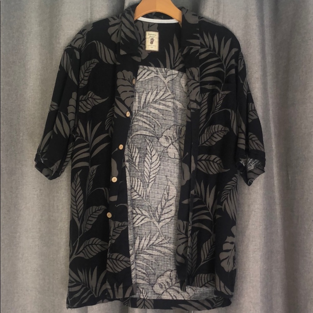 JAMAICAN STYLE BUTTON DOWN SHIRT